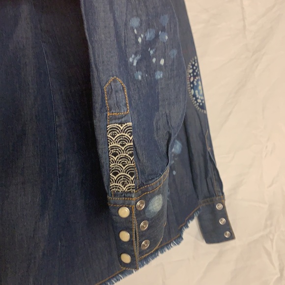 LUCKY BRAND Jean Shirt Vintage - Picture 10 of 13